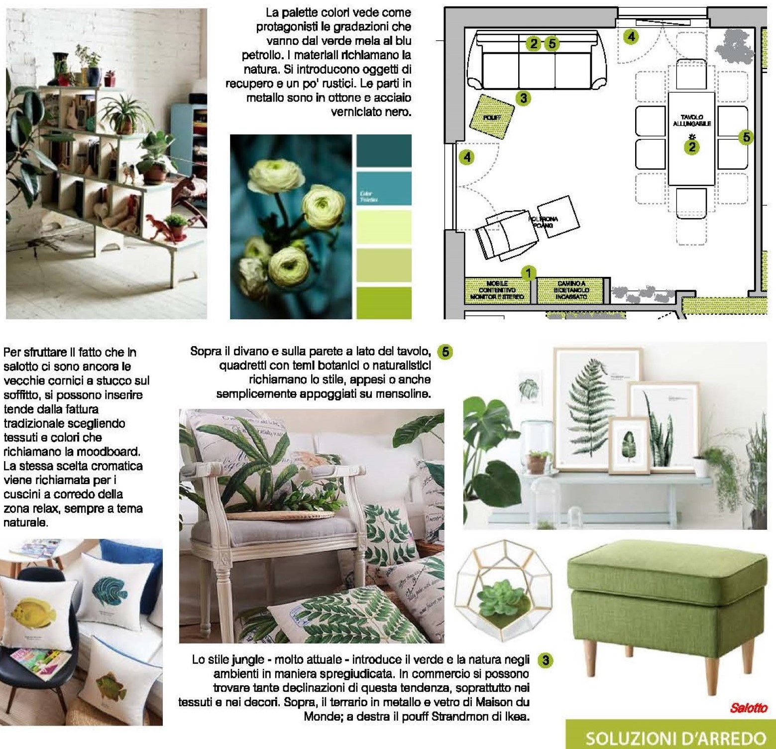 moodboard slideshow arredo